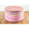 feelz Felt Cushion Seat Cushion Round Felt Various Pink Purple