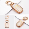 Key Fob Cover for Honda Ring Parent (Gold+White)