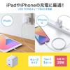 Sanwa Supply USB PD Compatible Cube AC Charger (PD20W) ACA-PD89W