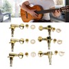 6Pcs Full Closed Guitar Tuning Key Accurate Fast Operation Stable