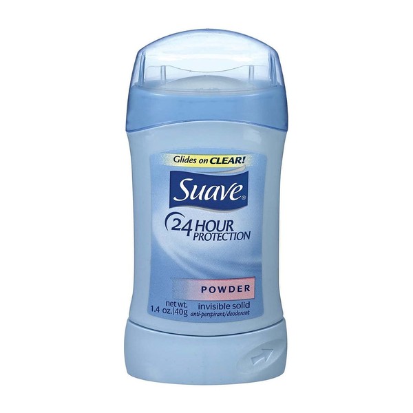 Suave Deodorant 1.4oz 24Hr Powder Invisible Solid (2 Pack)