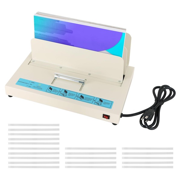 AMGSH 110V Thermal Binding Machine, 1-50mm Binding Thickness, A4 Maximum
