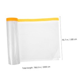 DOITOOL 20m Film Indoor Shrink Film Kit for Weatherproofing Fits Various Window Types Easy Installation Keeps Home Warm and Comfortable