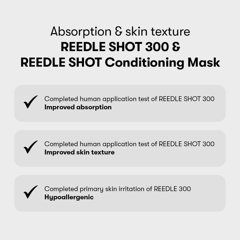 VT Cosmetics [VT Cosmetics]Reedle Shot 300 2-Step Mask (1ea)