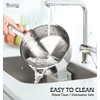 MICHELANGELO Stainless Steel Saucepan Set with Lids 1QT & 2QT