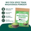 HANDPICK USDA Organic Wheatgrass Powder (10oz) Rich Green Powder -