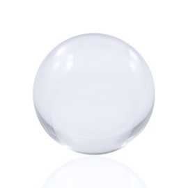 Juggle Dream 85mm Clear Acrylic Contact Juggling Ball - Transparent Clear Contact Juggling Manipulation Performance Balls