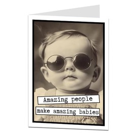 LimaLima New Baby Card Baby Shower For Boy Or Girl