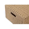 Arpan Natural Paper Rope Storage Basket Box With Lid (Xlarge)
