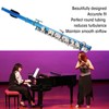 Piccolo Flute Cupronickel Blue +E Key French 6 Holes Piccolos