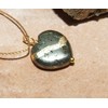 Kintsugi Petite Pyrite Broken Heart Mended with 23k Gold, Cord