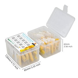 10 Values 77 unidades de condensadores de seguridad de polipropileno DIP 275VAC X2 MKP Surtido de kit surtido (0.001uF, 0.01uF, 0.022uF, 0.047uF, 0.1uF, 0.22uF, 0.33uF, 0.47uF, 0.0.0.0.47uF