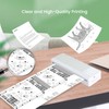 vretti A4 Foldable Thermal Printer, Thermal Printer Paper Compatible with
