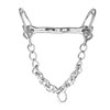 Equine Smile ES0068 Kimblewick Spring Bit Rigid Bar with Slots