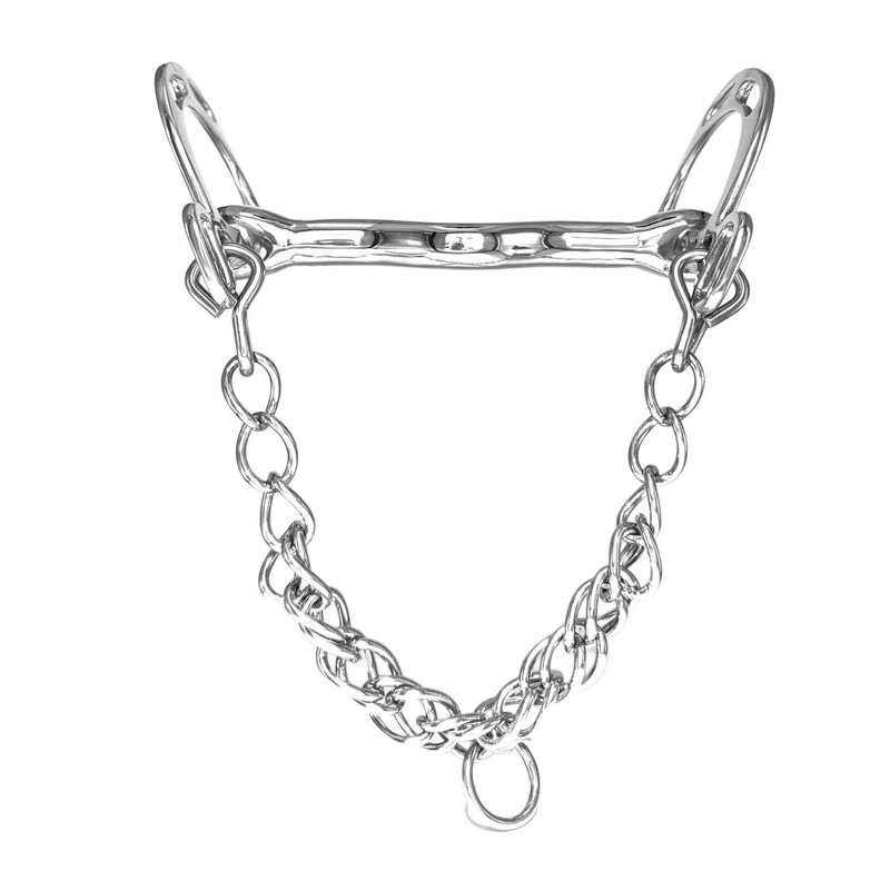 Equine Smile ES0068 Kimblewick Spring Bit Rigid Bar with Slots