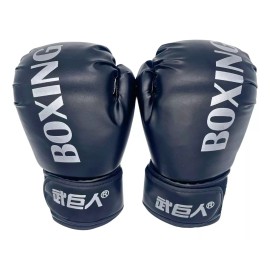 Compraymas Guantes De Boxeo 12oz Con Velcro Para Kickboxing Guante Pele