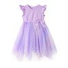 Miipat Toddler Girls Tulle Dress Flutter Sleeve Princess Party Dress