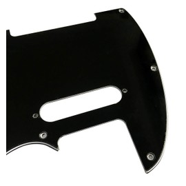 Custom Guitar Pickguard For Fender 1962 Tele Stratocaste Pickup Scratch Plate (3 Ply Black)