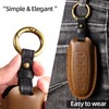 Key Fob Cover, Leather 4/5 Buttons Car Key Cover, Key