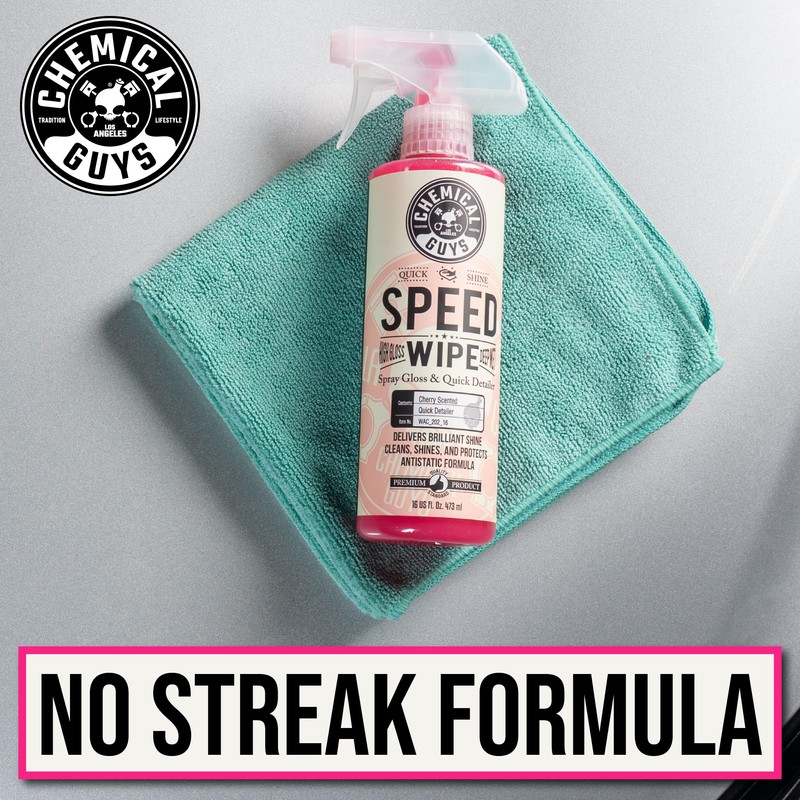 Chemical Guys WAC_202_1602 Speed Wipe Spray Gloss & Quick Detailer,
