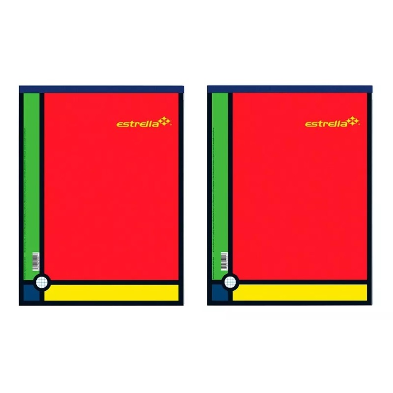 Estrella 6 Blocks Engomados Estrella Carta 80 Hojas C, Chico