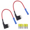2pcs Car Fuse Tap Add a Circuit Adapter 12V with