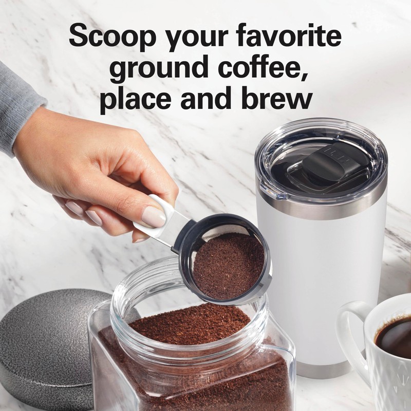 Hamilton Beach 47621 The Scoop Single Serve Coffee Maker &