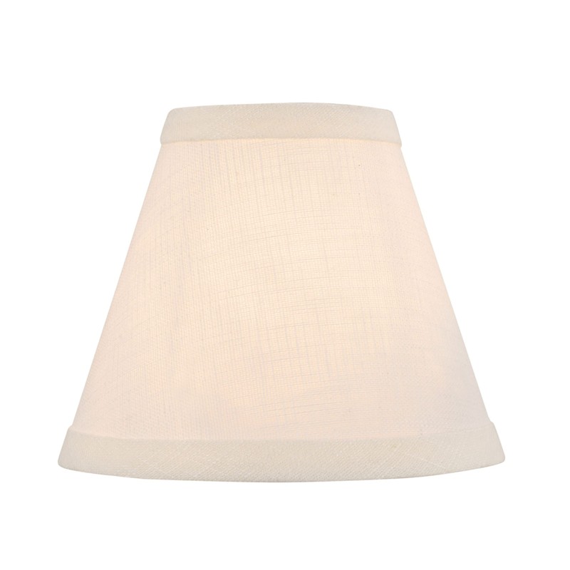 Aspen Creative 32110-9A, Hardback Empire Clip-On Chandelier Lamp Shade, Off-White,