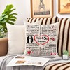 Hardeson 45th Wedding Anniversary Cushion Covers for Her Him, 45