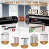 Corner Curtain Rod for Windows - L Shaped 30 to