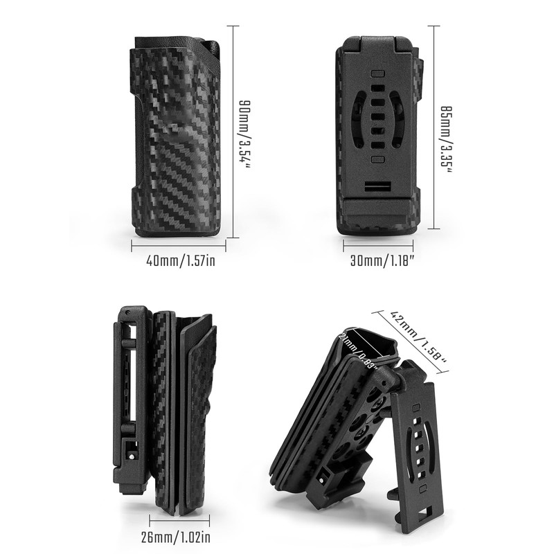Tactical Geek TX4 Flashlight Case, LED Torch Holster Case for