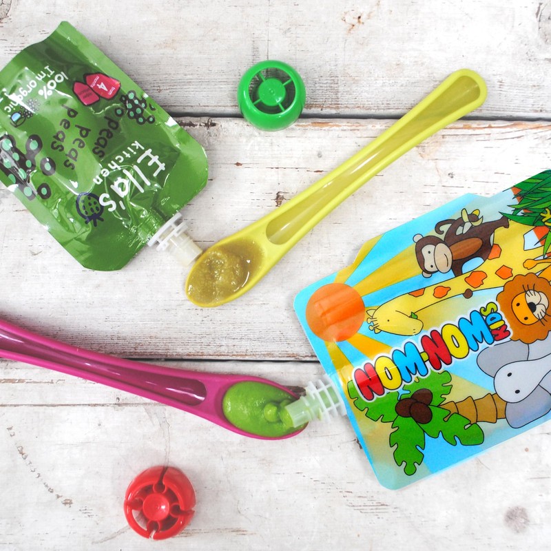 Nom Nom Kids – 10 x 140ml Animal Design side