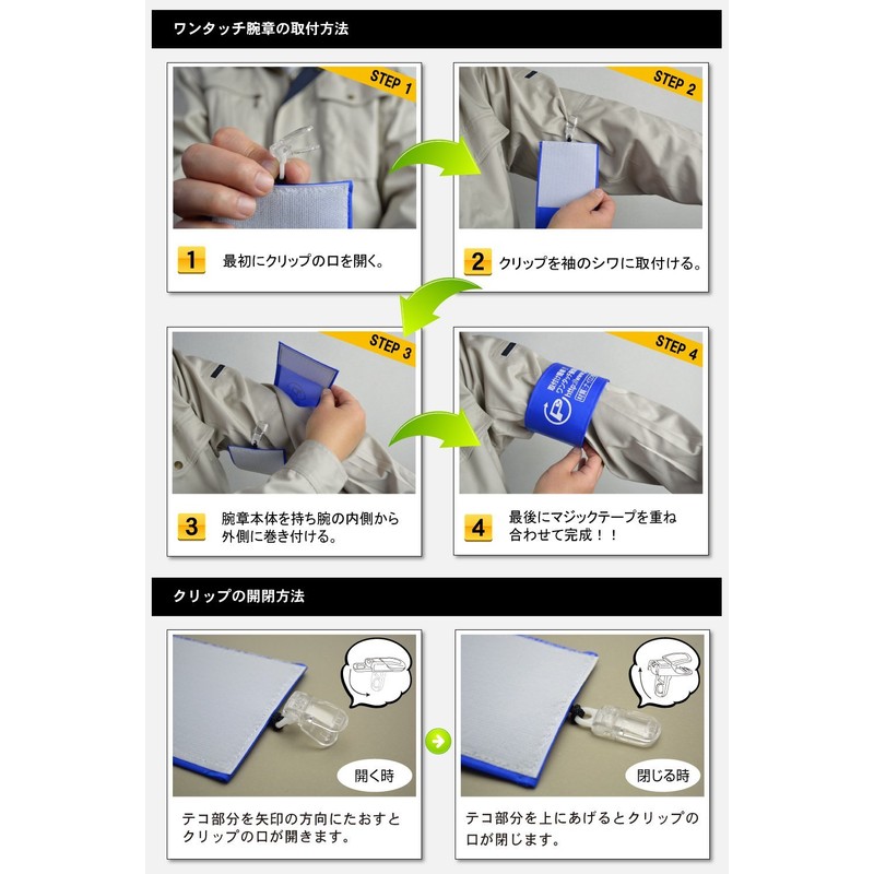 [Pica One] One-Touch Armband Coffee Table "Guide Information" Cloth ,