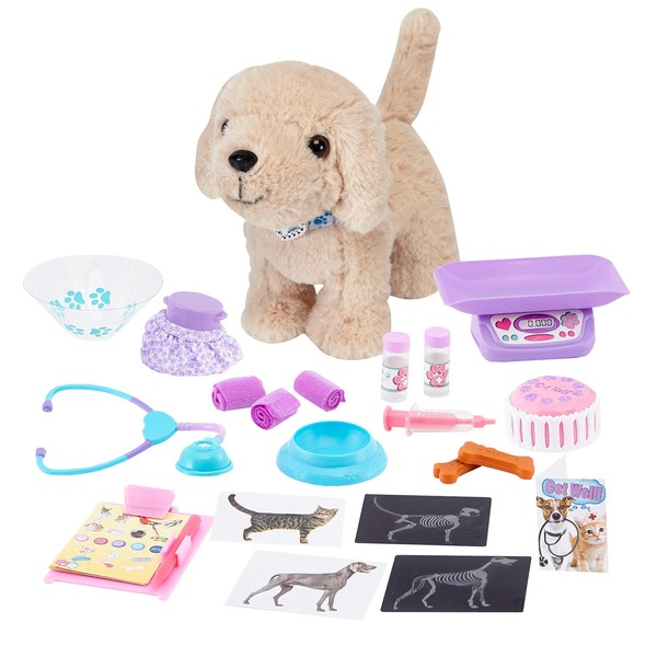 Journey Girls Vet Center and Yellow Lab, Kids Toys for Ages 6 Up by Just Play