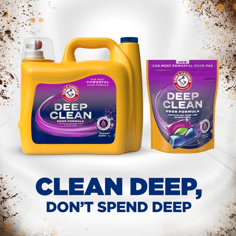 ARM & HAMMER™ Deep Clean Odor Formula Liquid Laundry Detergent,