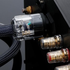 Monosaudio HiFi Audiophile 12AWG Power Cord, 3-Pin American Standard Male IEC Female, 125V 15A AC Power Cord, Audio Power Cable 3-Pin (6.6 Feet/2M)