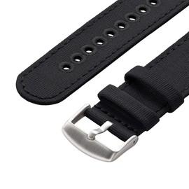 Archer Watchstraps Canvas Quick-Release Replacement Straps Watchstrap with Quick-Release Buckle Various Colours 18 mm 20 mm 22 mm