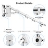 Selens Wall Mount Ring Light 39.37''/100cm with 180° Swivel Boom