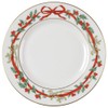Royal Worcester Holly Ribbons Bread & Butter Plate