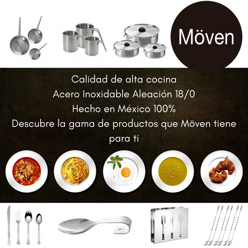 Moven | Set Cuchara Sopera | Cosmo| 12 Piezas| Cuberteria