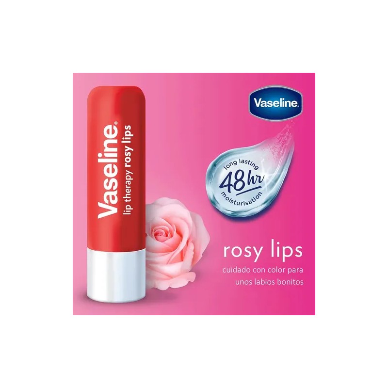 Vaselina Rosy Lips Hidratante de Labios con Color Rosy Lips