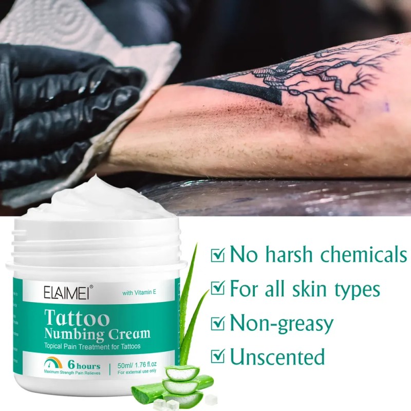Pomada Antes Tatuaje Anestesico Natural Microblading Tattoo