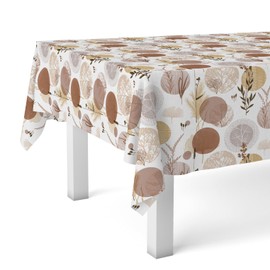 Martina Home Wachstuchtischdecke, Siena, Braun, 200 x 140 cm