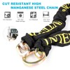 INTEKIN Motorcycle Chain Locks 3.1FT Bicycle Locks 10mm/0.42inch Thick Security