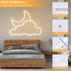 Lamomo LED Neon Lights, 12V Warm White Dimmable LED Strip