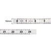 uxcell Self-Adhesive Measuring Tape with Fractions 24 Inches Workbench Ruler,