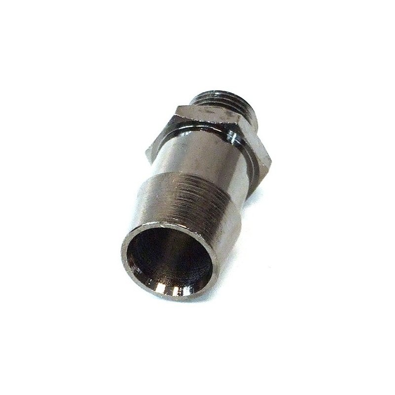 13mm (1/2") Schlauchanschluss G1/8 mit O-Ring (High-Flow) - black nickel