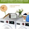 Dryer Sheet Holder with Bamboo Lid,Acrylic Laundry Clear Dryer Sheets