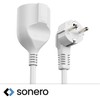 sonero Verlängerungskabel Stromkabel Verlängerung, 3,0m, Schuko Schutzkontakt Stecker auf Buchse,