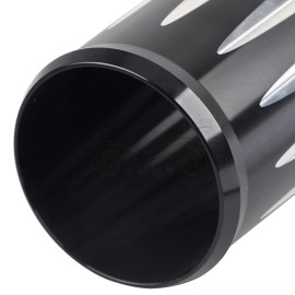 Unbranded 2" Extend Fork Cans Boots cover For Harley Touring Electra Street Road Glide